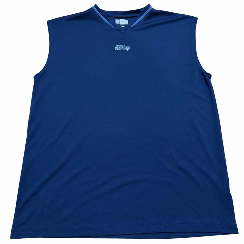 Vintage NFL Seattle Seahawks Performance V-Neck Sleeveless Training Shirt